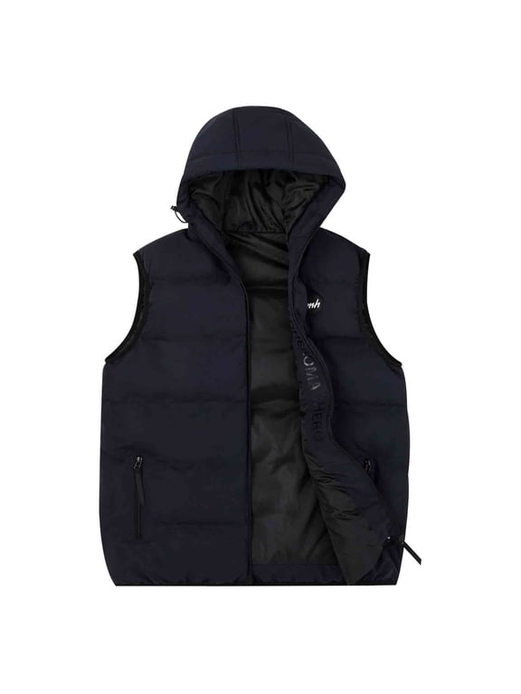 Lightweight Sleeveless Water-Resistant Puffer Vest, Men's