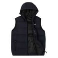 thumbnail image 1 of MADHERO Men's Lightweight Sleeveless Puffer Vest with Hood Water-Resistant Outdoor Vest Jacket Navy Blue Size L, 1 of 6