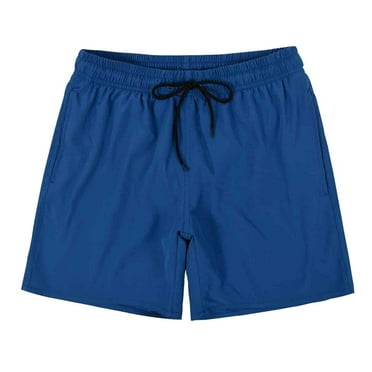 MADHERO Men's Swim Trunks with Mesh Liner Quick Dry Swimwear Bathing Suit Royal Blue Size XL