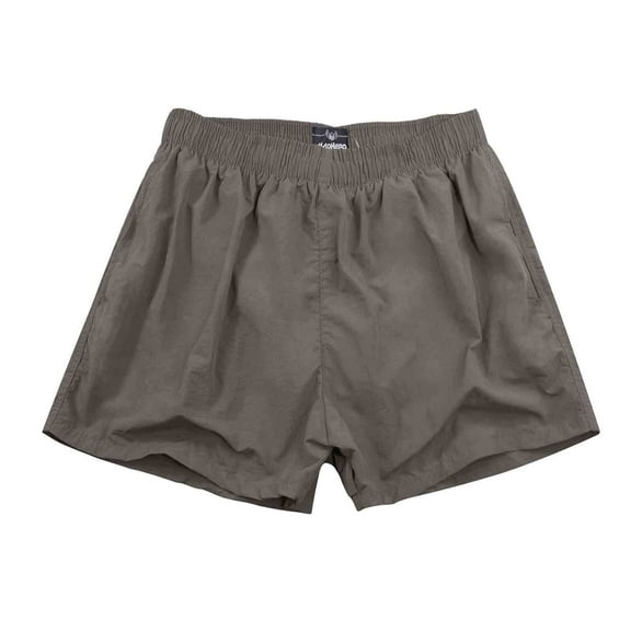 MADHERO Men's Swim Trunks with Mesh Lining Quick Dry Beach Sports Shorts Bathing Suit Dark Grey Size S