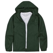 MADHERO Lightweight Waterproof Removable Hood Windbreaker Jacket and Rain Coat Men's S