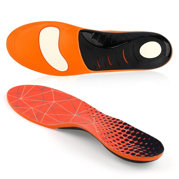 MADIKA Pain Relief Insole Arch Support Orthotics Insoles for Plantar Fasciitis Flat feet and Running Shock Absorption Inserts M
