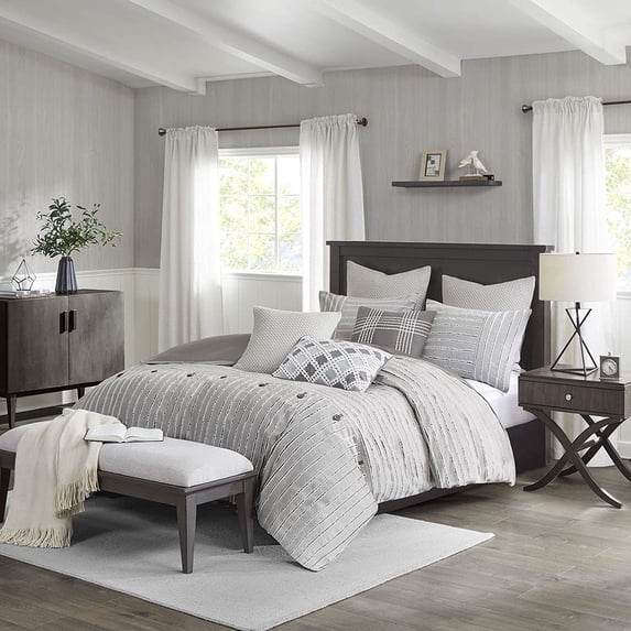 MADISON PARK SIGNATURE Cotton 9-Pcs Comforter Set MPS10-464