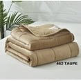 thumbnail image 1 of MADISON TAUPE COLOR WEIGHTED BLANKET PROVIDES AUTISM ANXIETY STRESS KING SIZE 25 POUNDS, 1 of 4