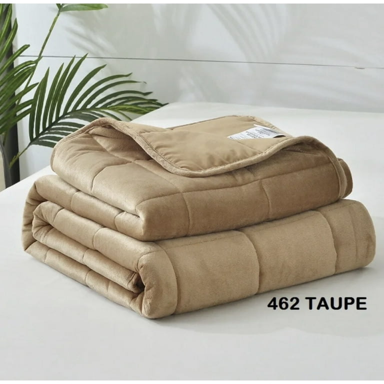 Madison Taupe Color Weighted Blanket
