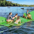 thumbnail image 1 of MADOG 12'x6' Water Floating Mat Foam Pad, Bouncy Tear-Resistant XPE Foam, Roll-Up Floating River Raft for Pool Ocean Outdoor Water Activities, Green, 1 of 9