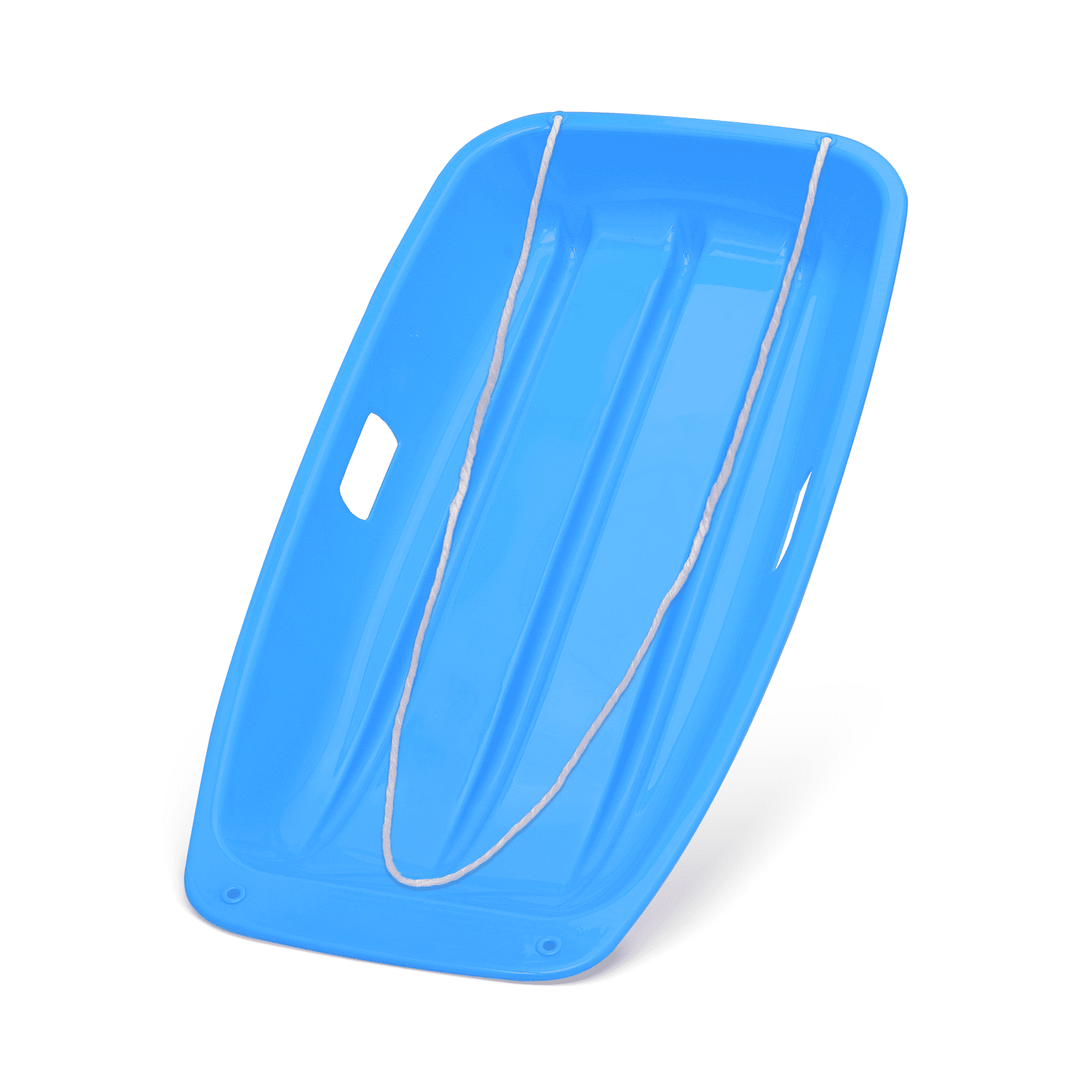 MADOG 35" Plastic Snow Sled for Kids and Adult, Winter Toboggan Snow