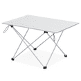 thumbnail image 1 of MADOG Aluminum Foldable Camping Table, Portable Folding Camp Table with Fold Up Tabletop and Carry Bag for Picnic Backpacking Beach BBQ Cooking, Silver, 1 of 10