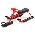 thumbnail image 1 of MADOG Steering Snow Racer Sled, 48'' Snow Sled with Steering Wheel, Kids Adult Ride on Sled with Traction Rope, Racer Sled for Outdoor Skiing, Red, 1 of 10