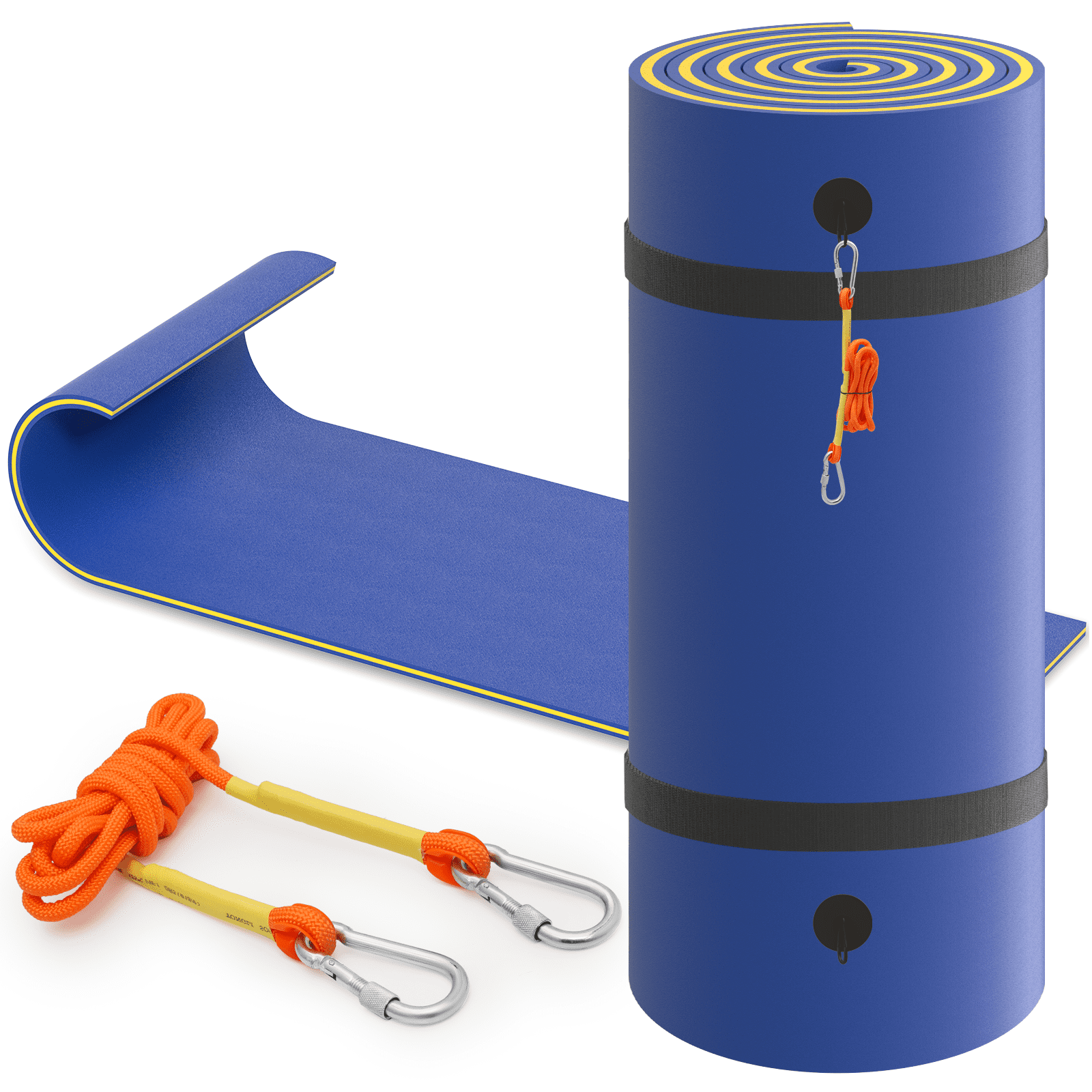 MADOG Water Floating Mat Foam Pad, 18x6FT Bouncy TearResistant XPE Foam, Giant Lake Mat Lily