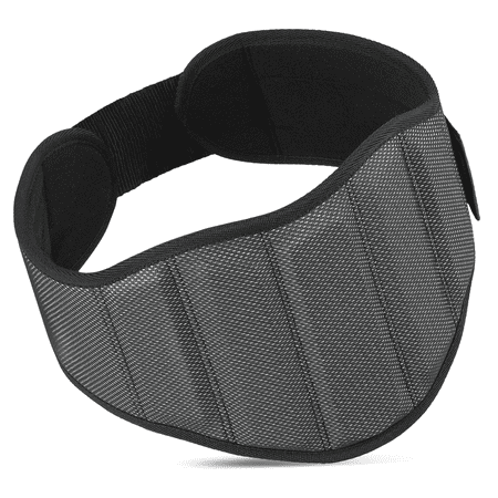 MADOG Weight Lifting Belt, Adjustable Powerlifting Belt with Thick Padded Back Support for Squats, Deadlifts & Strength Training, Size S