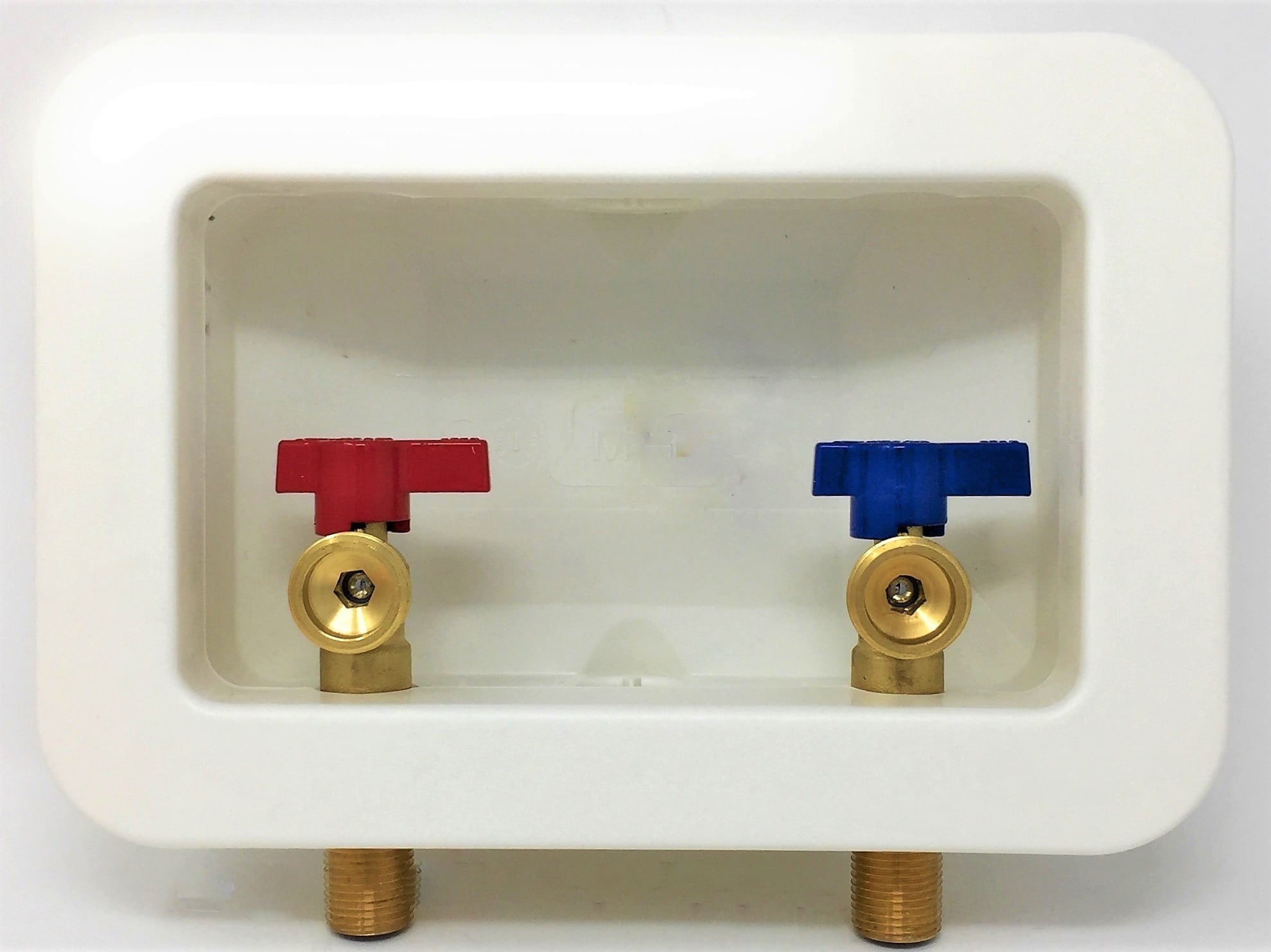 MADOL Imports Washing Machine Valves with Outlet Box, 1/2" MIP x 3/4" MHT, 1 Each New  3049