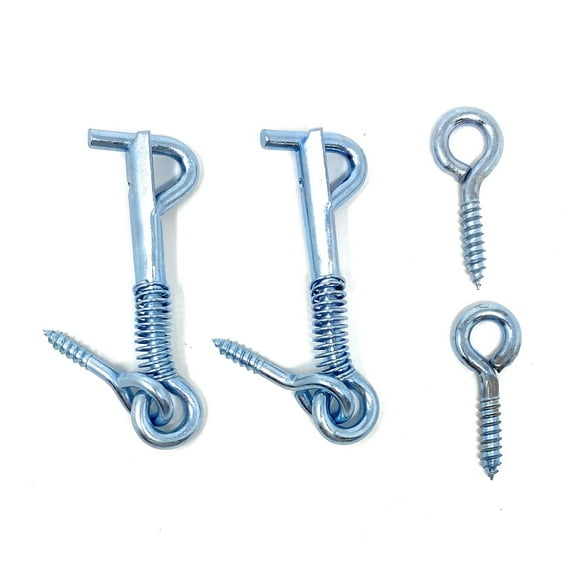 MADOL IMPORTS 2" Safety Latch with Eye and Hook, Pack of 2 New