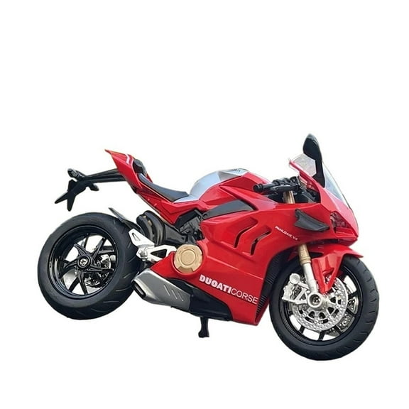MAE 1:12 Ducati Panigale V4S Alloy Cross-country Motorcycle Model Simulation Toy Street Motorcycle Model Collection Kids Gift M17