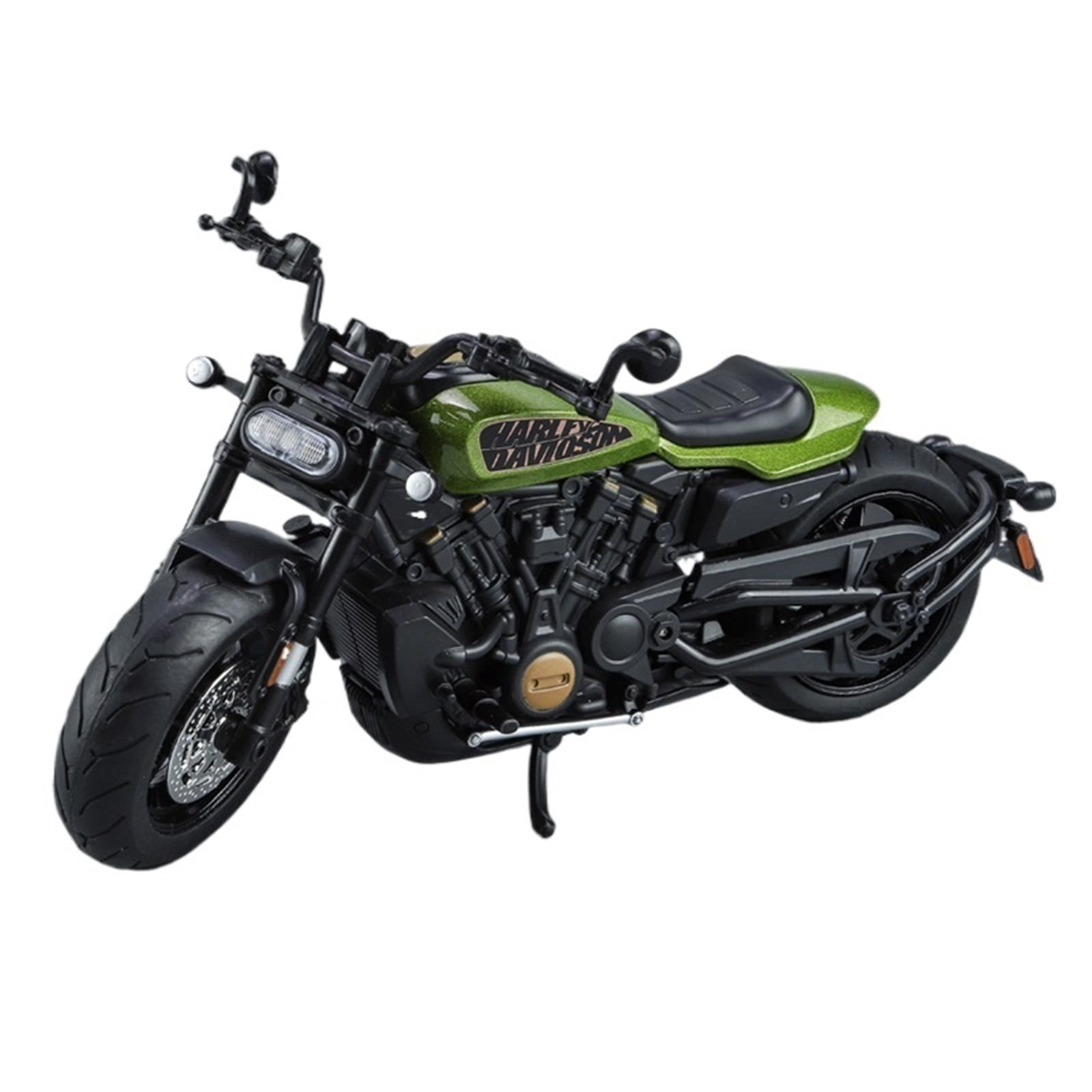 MAE 1:12 Harley Davidson Sporter S Alloy Diecast Motorcycle Model Simulation Sound & Light Trendy Ornament Boyfriend Gifts Present