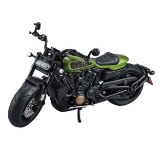 Miniature Harley-Davidson Rouge 1:64 - Occasion, état Moyen, Sans Marque Spécifique