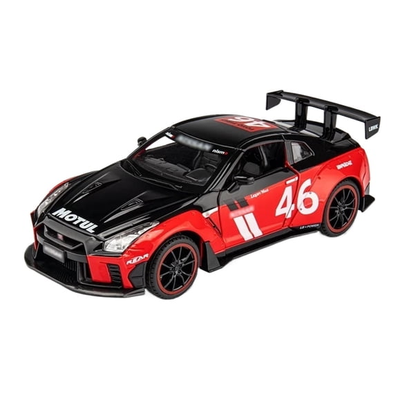 MAE 1:22 Scale GTR Alloy Car Model with Lights & Sounds, Ultimate Racing Replica for Kids' Room Display & Play, Collectible Toy Car