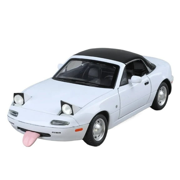 MAE 1:24 Mazda MX-5 Alloy Scale Car Model Diecast Metal Miniature Car Sound&Light Collection Children Toy Vehicle Gift C375