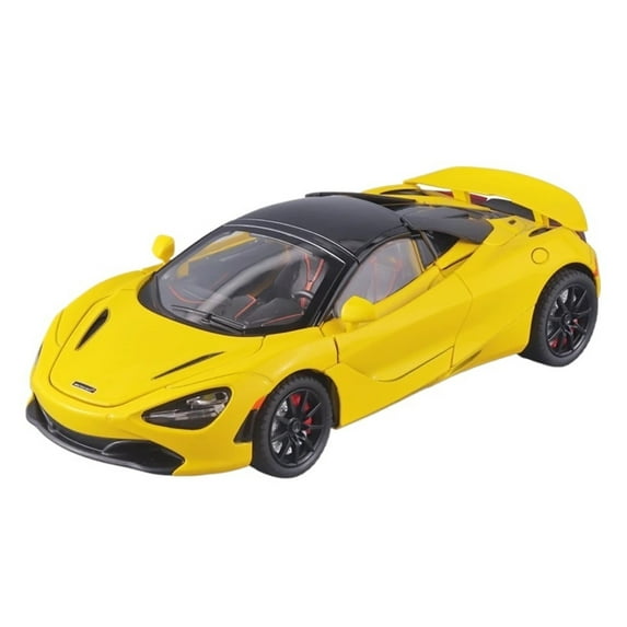 MAE 1:24 Mclaren 720s Super Sportcar Sound & Light Miniatures Alloy Diecast Model Car Presents For Boyfriend Toys For Kid Gift Metal