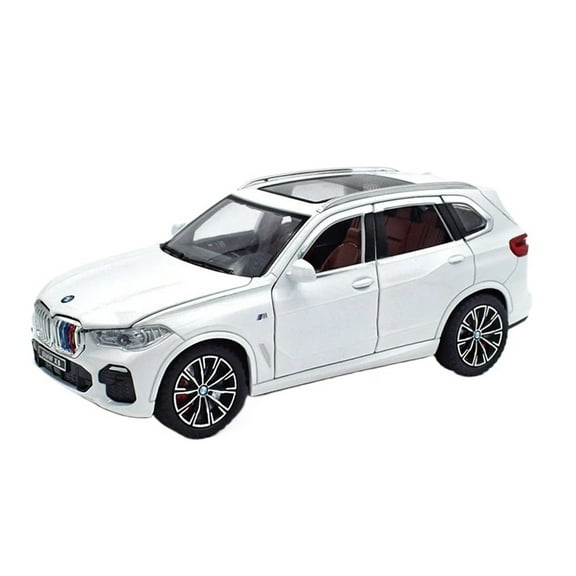 MAE 1:24 Simulation X5 Alloy Car Model Sound And Light Pull-Back Toy Car Off-Road Die Casting Suv Boys Collection Ornaments Gift