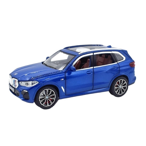 MAE 1:24 Simulation X5 Alloy Car Model Sound And Light Pull-Back Toy Car Off-Road Die Casting Suv Boys Collection Ornaments Gift