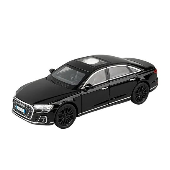 MAE 1:32 Audi A8 Alloy Car Model Diecast Metal Toy Car Model High Simulation Sound and Light Collection Childrens Toy Gifts