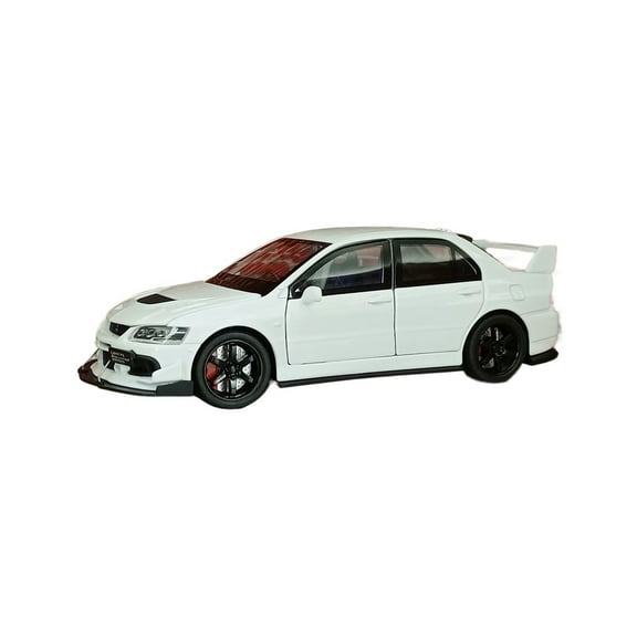 MAE 1:32 Mitsubishis Evo 9 Alloy Racing Car Model Diecast Metal Toy Car High Simulation Sound and Light Kid Toy Gift Collection