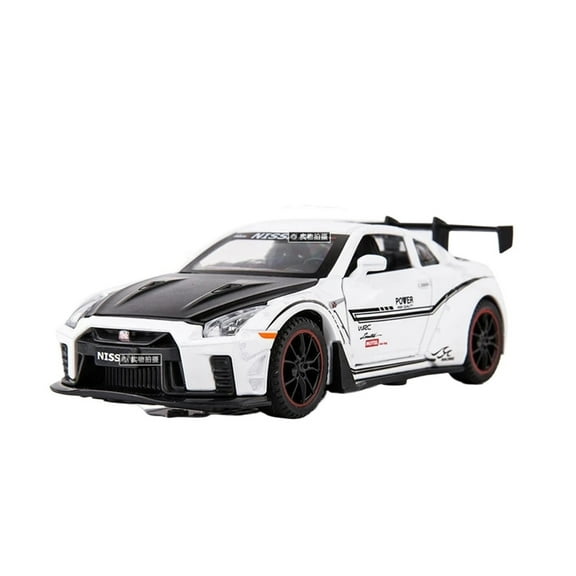 MAE 1:32 Nissan GTR R35 Racing Alloy Model Car Diecast Metal Toy Vehicle Model Collection Miniature Car Simulation Boy Birthday Gift