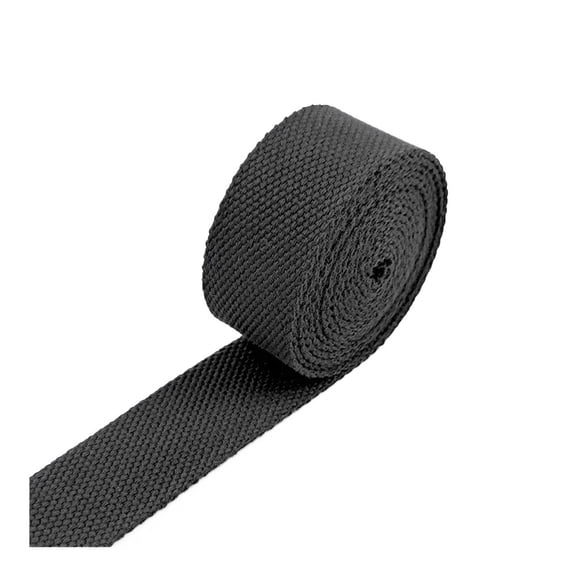 MAE 10M Cotton Webbing Tape 2mm Thick Polyester Canvas Ribbon for Sewing Bags Strap Garment Belt Band DIY Accessories