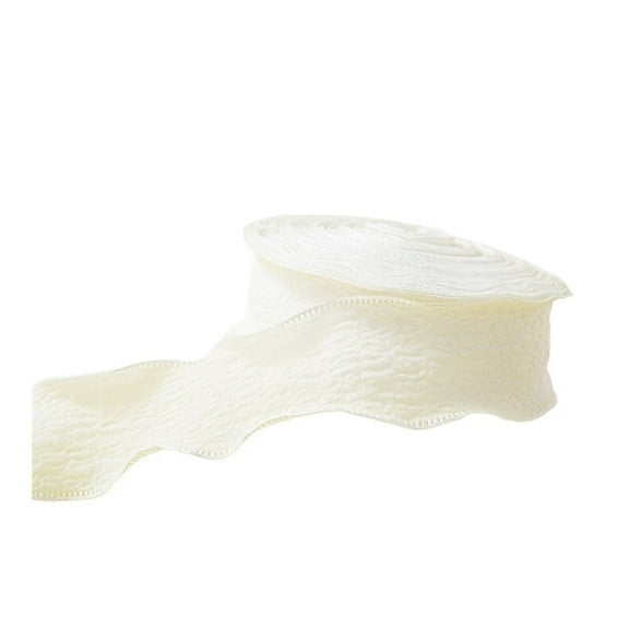 MAE 10Yards/Roll Fishtail Yarn Pleated Chiffon Ribbon Wavy Edged Ribbon For DIY Craft Bouquet Gift Wrapping Wedding Party Decoration