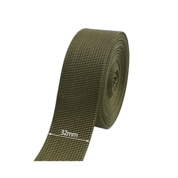 MAE 2/5/8/10M 20-50mm ArmyGreen Nylon Webbing Safety Belt Sling Canvas Ribbon Strap Lanyard Knapsack Sewing Bias Binding Accessories
