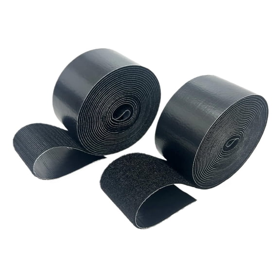 2 Inch x 15 Feet Hook and LoopTape Sticky Back Fastener Roll, Nylon Self Adhesive Heavy Duty Strips Fastener.