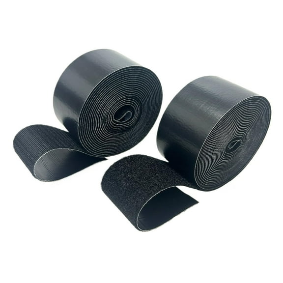 MAE 2 Inch x 15 Feet Hook and LoopTape Sticky Back Fastener Roll, Nylon Self Adhesive Heavy Duty Strips Fastener.