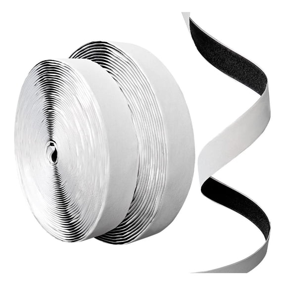 MAE 2 Inch x 33 FeetFeet Hook and Loop Tape, Nylon Heavy Duty Hook and Loop Tape Strips, Excellent Grip, Non-Adhesive, Interlocking Tape,for Sewing, Crafting,DIY,Wall Adhesive Strips