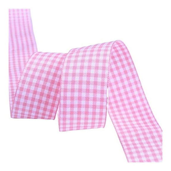 MAE 5 Yards Gingham Ribbons for Wedding Christmas Party Decorations Gifts Wrapping DIY Bow Hair Craft Plaid Ribbons Card Buffalo