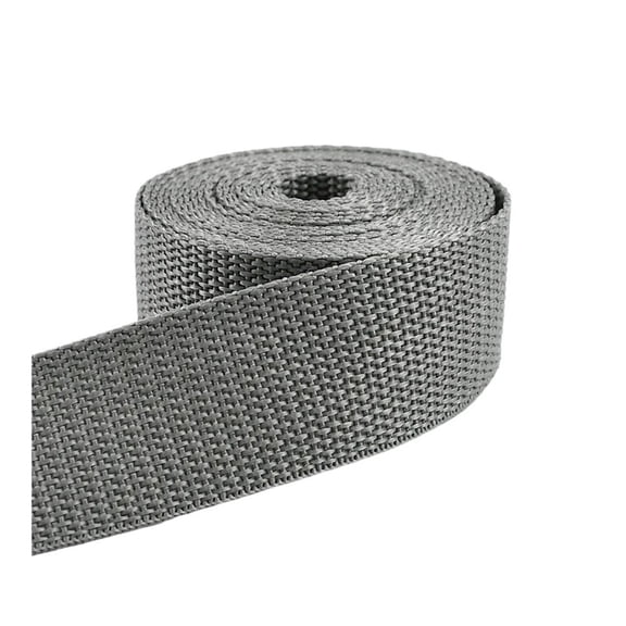 MAE Nylon Webbing Tape By Meters for Bag Strap 1.1mm Thick Clothes Decorative Ribbons Safety Belt Sling Sewing Trimmings 5M