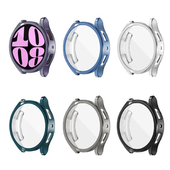 MAE [6 Pack] Watch Screen Protector Compatible with Samsung Galaxy Watch 6 40mm, Soft TPU Watch Case Full Anti Golpes Protective Cover.