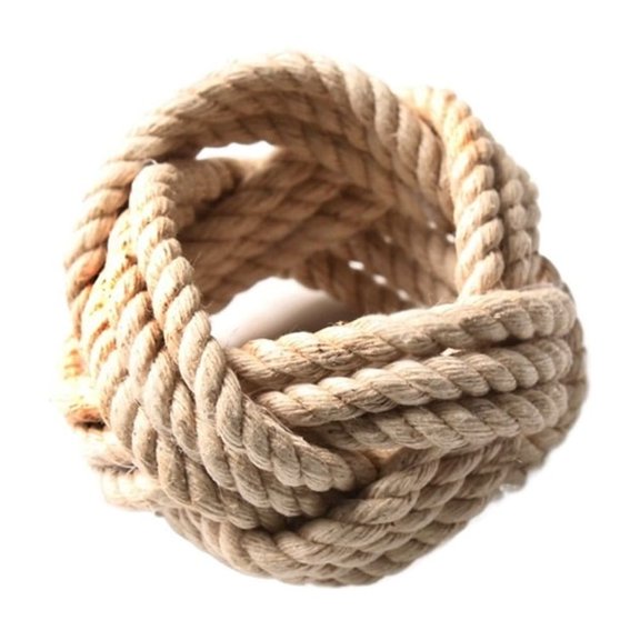 MAE 8PCS Hemp Rope Napkin Buckles,Hand Made Napkin Holder Rings,for Daily Dinner Party Wedding Dining Table Setting Farmhouse Decor