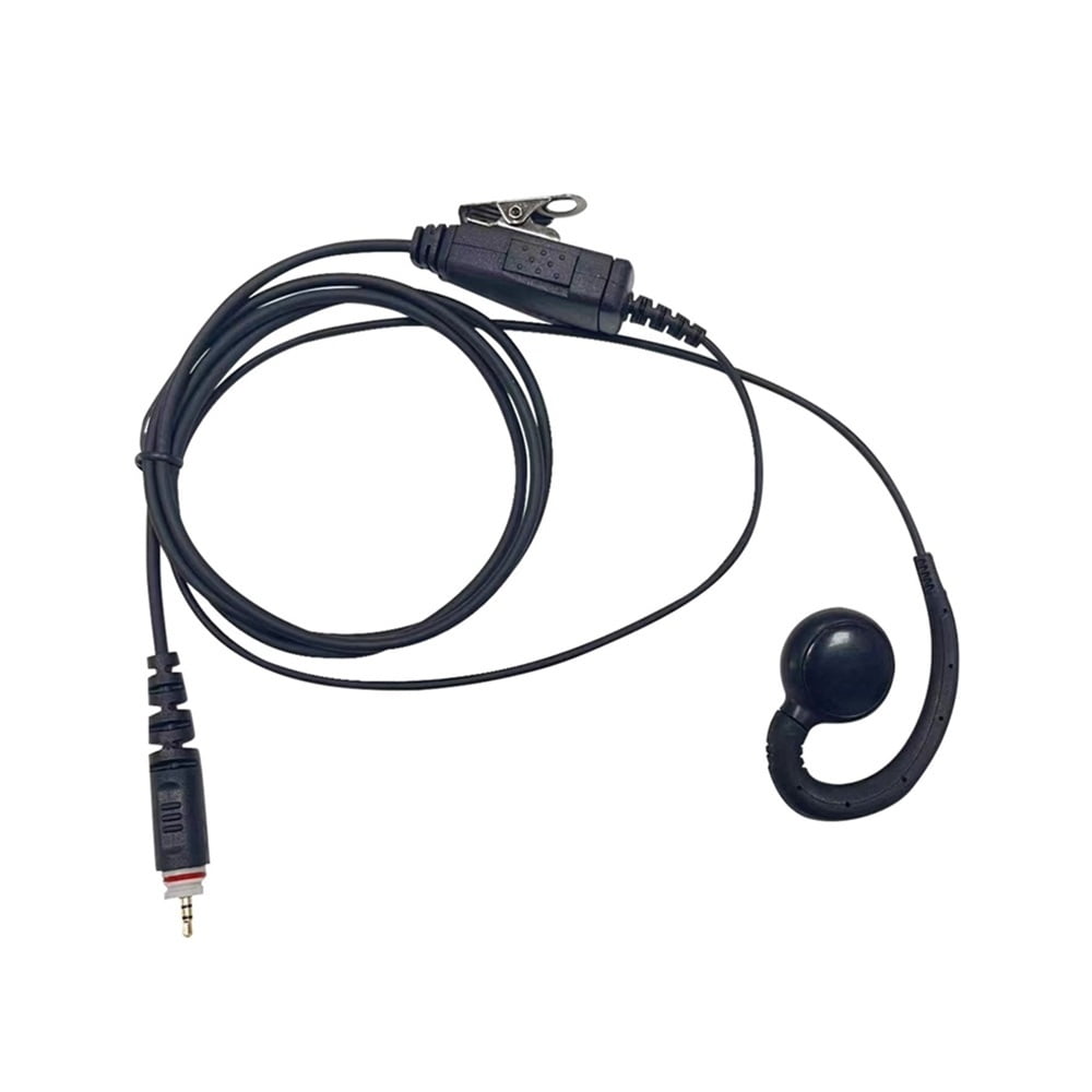 ULSOUMAX Air Acoustic Tube hoofdtelefoon compatibel met Motorola CLP446E CLPE Plus CLP1010e CLP1080e CLP1083e CLP107e Radio, hoofdtelefoon met PTT microfoonknop