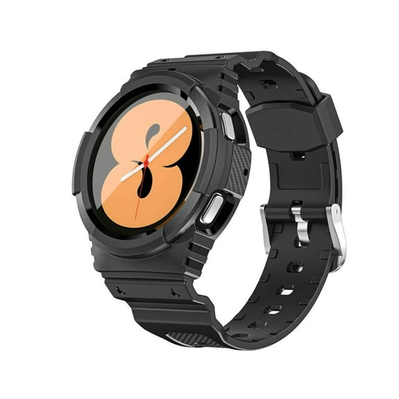 MAE Carbon fiber Band for Samsung Galaxy Watch 4 TPU Rugged Case+bracelet correa Galaxy Watch 4 Classic strap