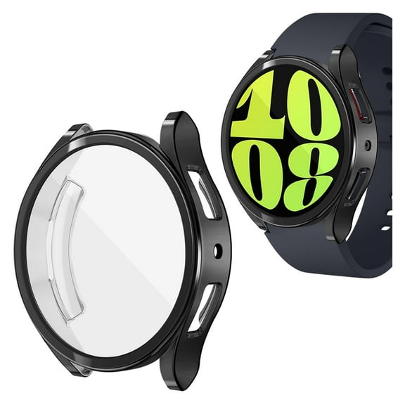 MAE Compatible with Samsung Galaxy Watch 6 40mm 44mm Screen Protector Case Flexible Soft TPU All-Around Protective Face Cover for Galaxy Watch 6 Accessories