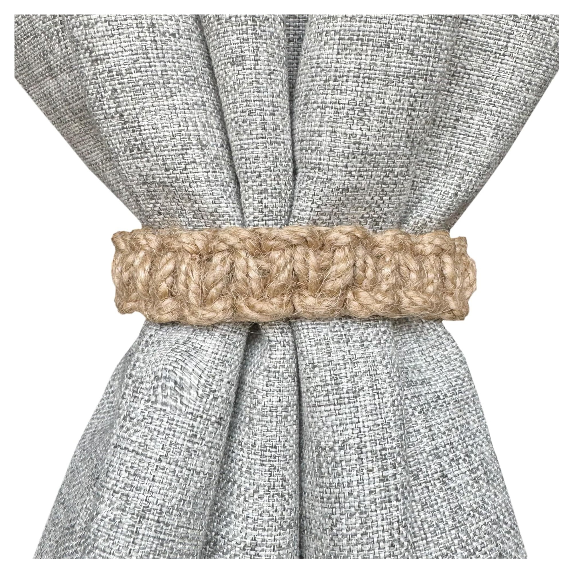 MAE Curtain Tiebacks Rustic Holdbacks for Drapes, Farmhouse Tie Backs ...