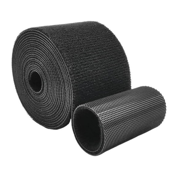 MAE Double-Sided Hook and Loop Straps, Self-Gripping, Cut to Length, Heavy Duty, Quick Wrap Cable Straps, Hook & Loop Roll for Bundling Fastening Storage and Organization.