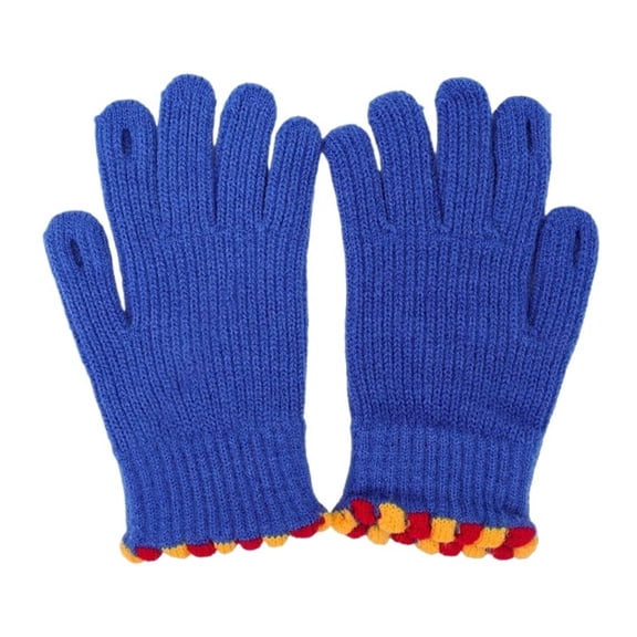 MAE Female Elastic Full Fingers Gloves Women Winter Mittens Solid Color Mittens Thicken Warm Gloves