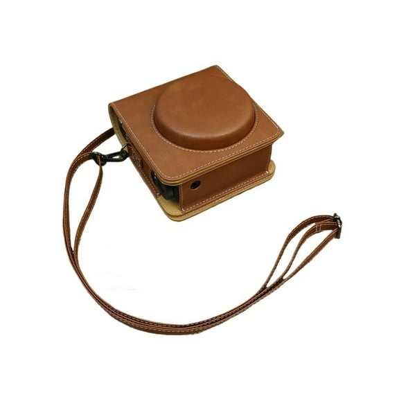 MAE For Fuji film Instax Mini 99 Camera Detachable PU Faux Leather Case Cover Bag Shell with Shoulder Strap