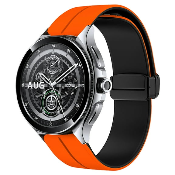 MAE Magnetic Buckle Soft Silicone Strap For Xiaomi Watch 2 Pro Band Replacement Wristband Bracelet