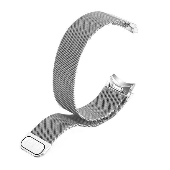 MAE 20mm No Gaps Strap for Samsung Galaxy Watch 4 5 Classic Button Mesh Stainless Steel Band Galaxy 5Pro Bracelet
