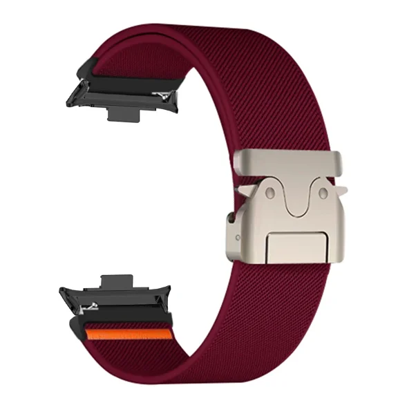 MAE Nylon Loop Strap for Redmi Watch 5 4 Metal Buckle Band for XIAOMI Mi Band 9Pro 8Pro Adjustable.