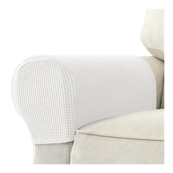 MAE Pack of 2 Sofa Armrest Covers Soft and Thick Chair Arm Protectors, Universal Fit,Elastic Armrest Covers