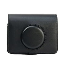 MAE Retro Leather Case for Fujifilm Instax Mini EVO Instant Camera Storage Bag Hard Protective Shell with Shoulder Strap Accessories